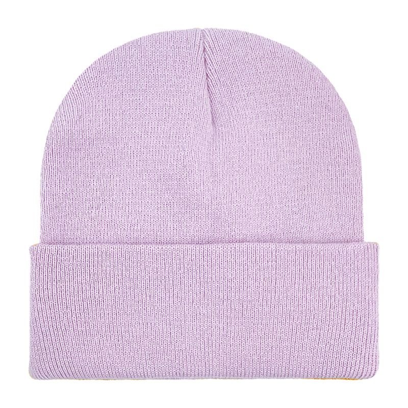 Unisex Solid Color Knitted Hat Custom