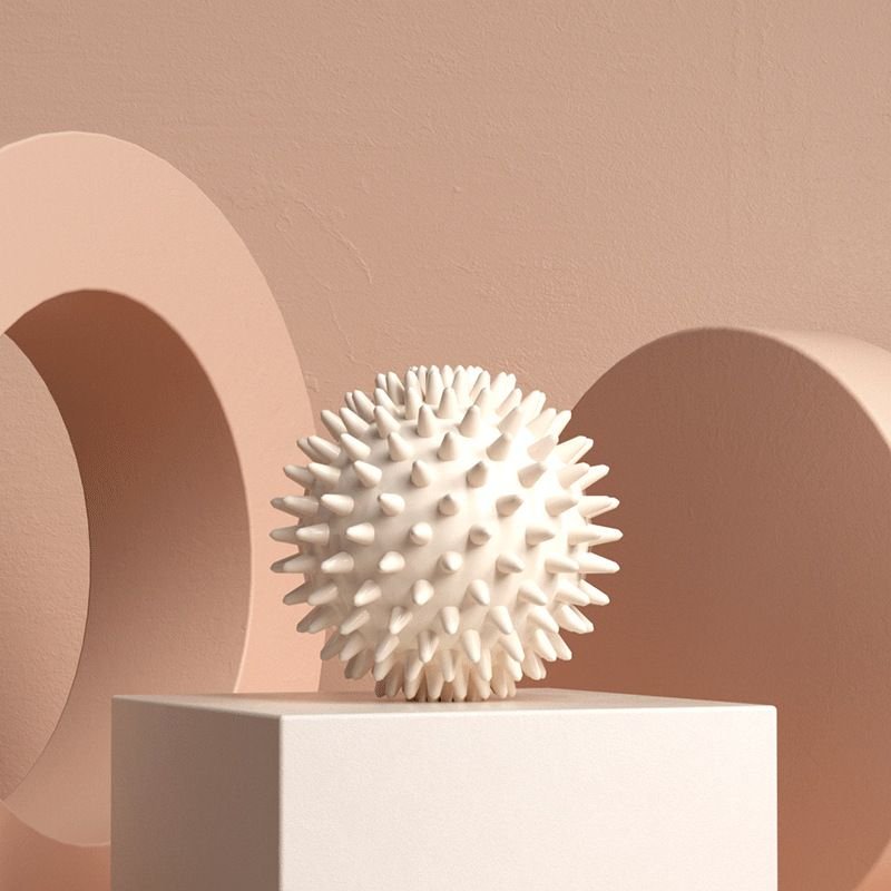 Yoga Exercise Fitness Muscle Relaxation Leg Plantar Meridian Hedgehog Massage Ball