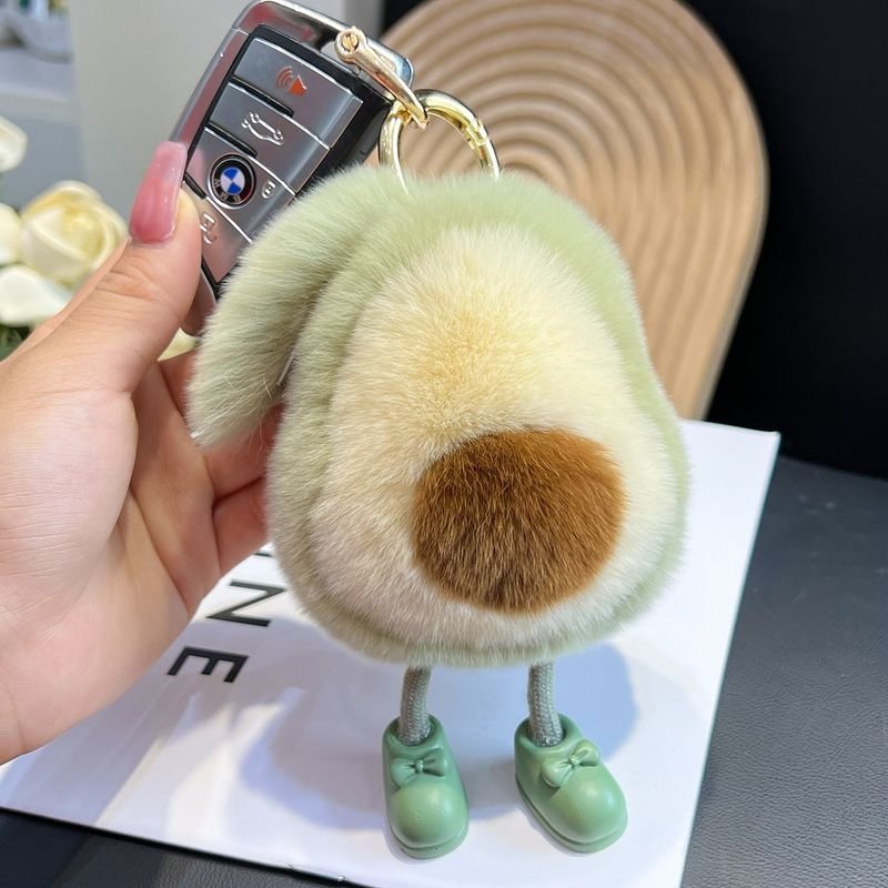 Cute Aocado Plush Doll Keychain