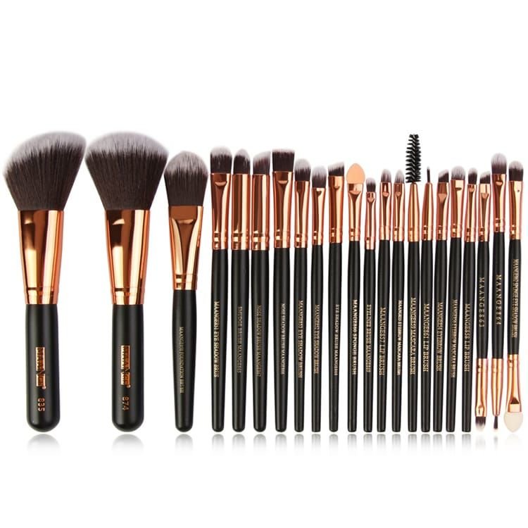 22pcs Blusher Eye Shadow Brushes Set Kit Make Up Brushes Set