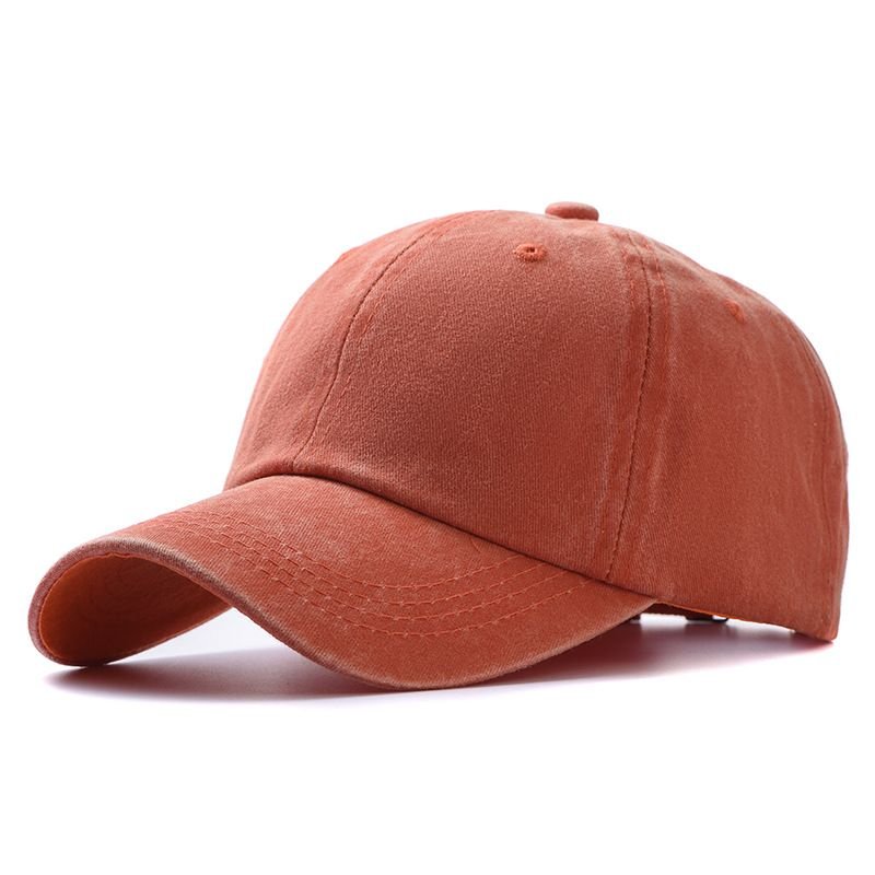 Custom Logo Unisex Solid Color Baseball Cap