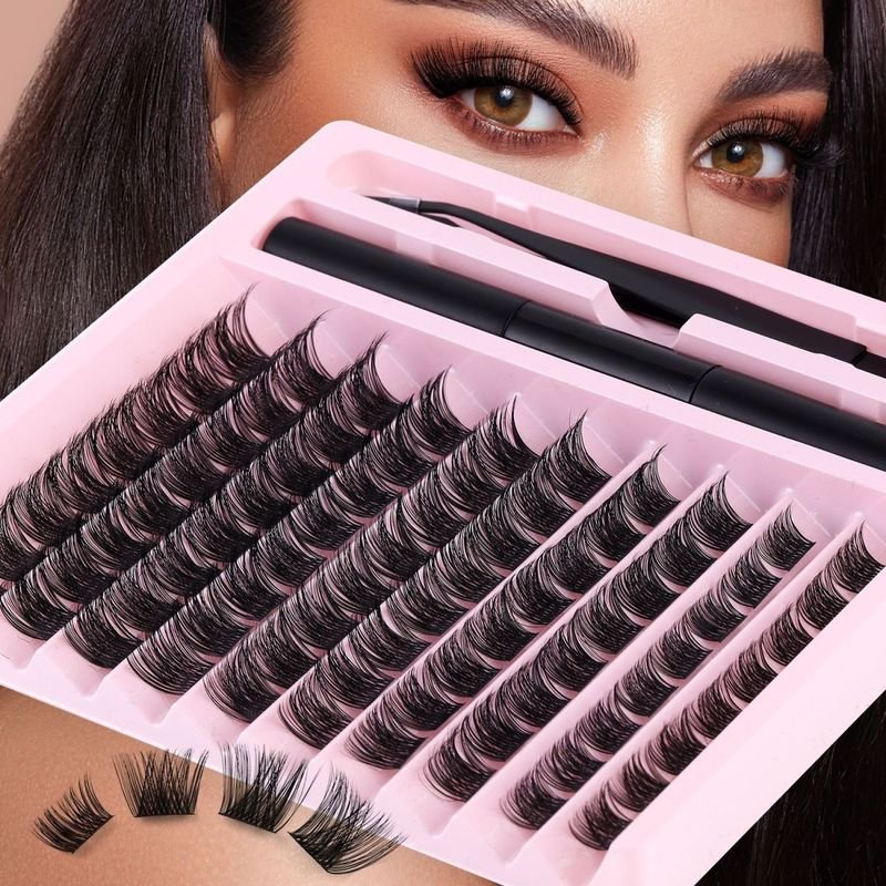 Women Simple Natural Thick Segmented False Eyelashes