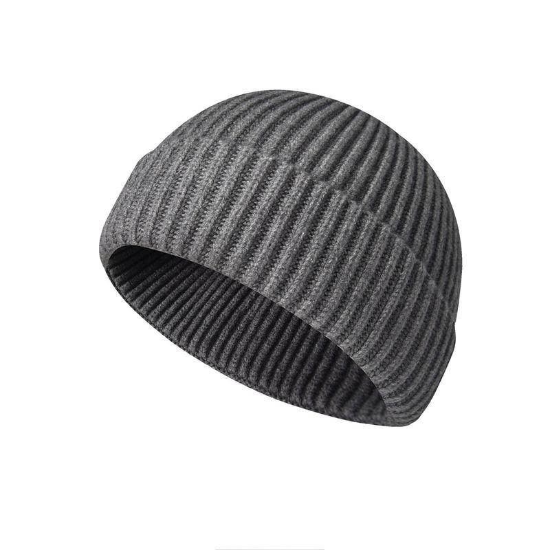 Unisex Solid Color Custom Knit Hat