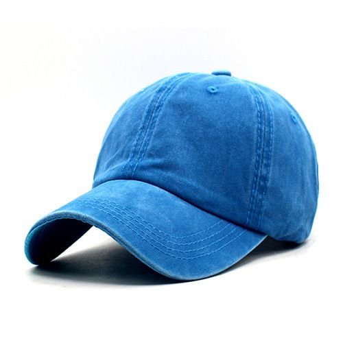 Custom Logo Unisex Solid Color Baseball Cap