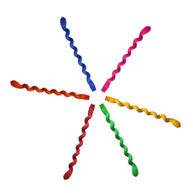 Simple Creative Wedding Party Long Twist Spiral Latex Balloon Decoration 100-Bag