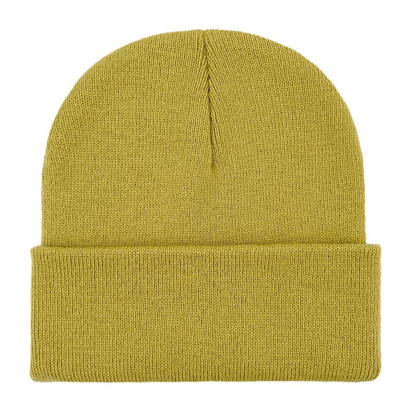 Unisex Solid Color Knitted Hat Custom