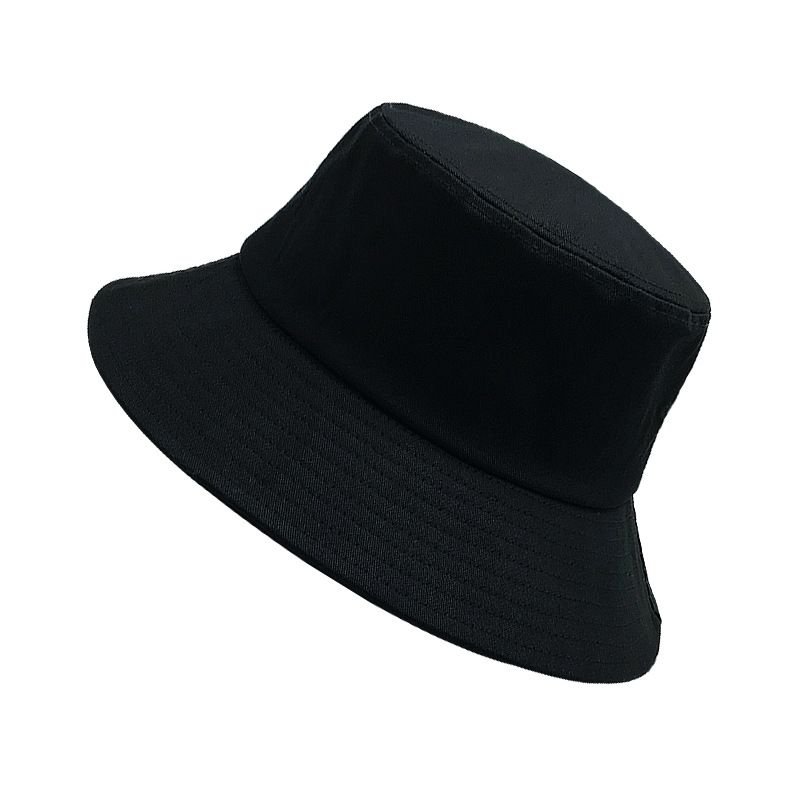 Solid Color Plus Size Sunshade Summer Men Women Big Basin Custom Bucket Hat