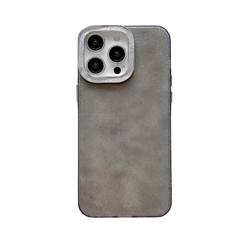 Women Fashion Star Water Ripple Flash Diamond Lens Apple Mobile Phone Protective Case