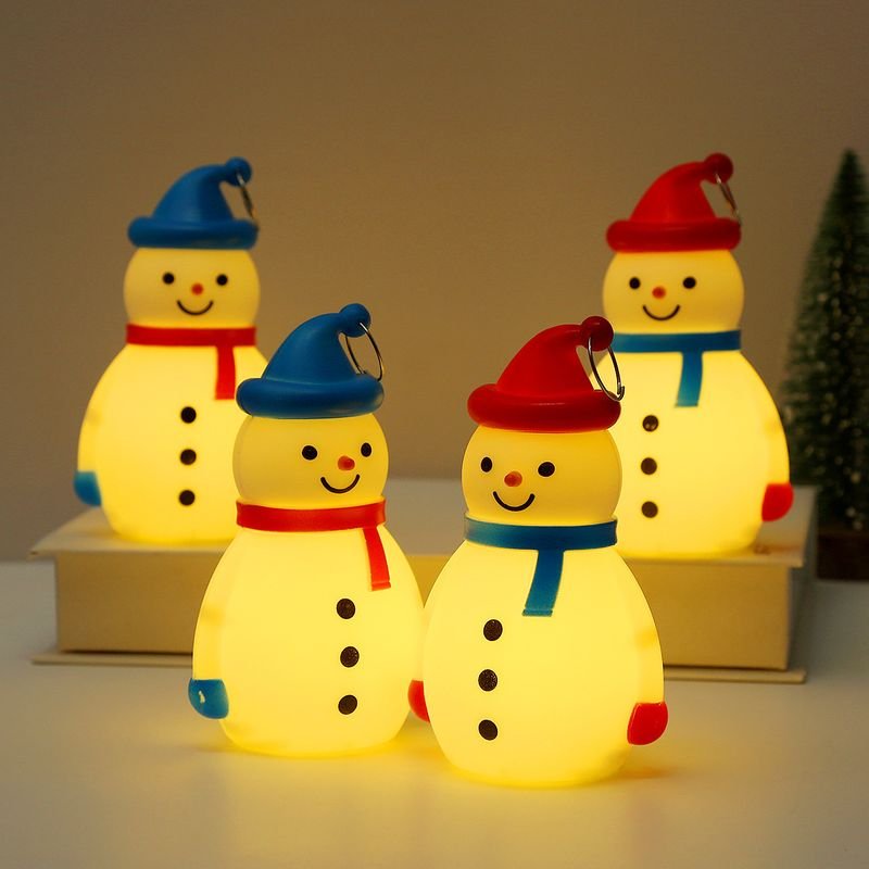Christmas Decoration Creative Led Snowman Ornaments