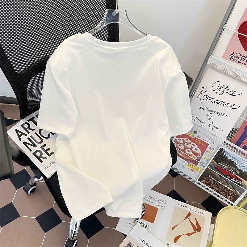 Men Fashion Casual Basic Solid Color Short Sleeve Round Neck T-Shirt