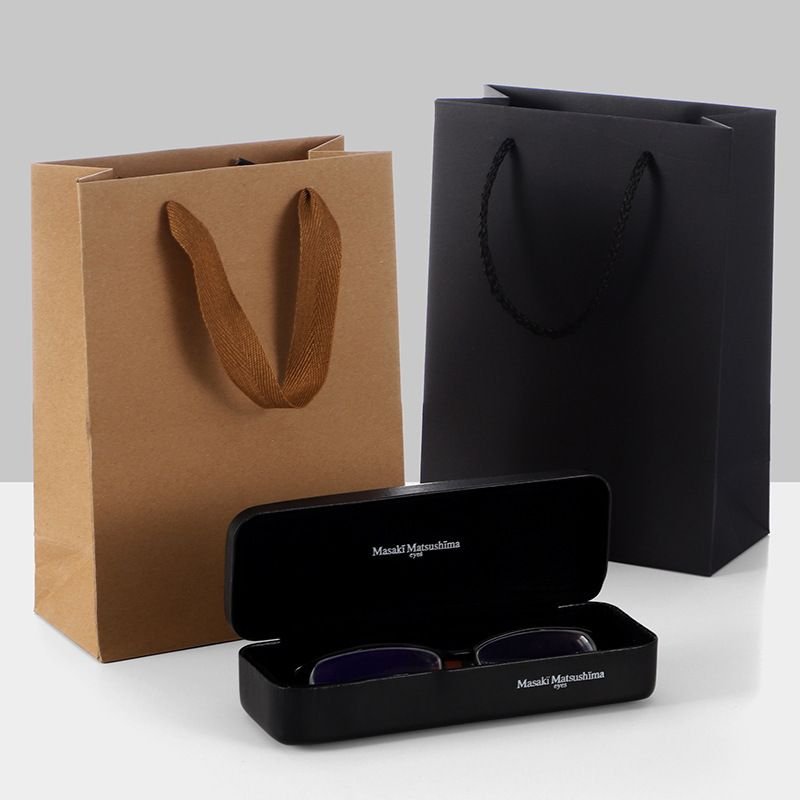 Simple Solid Color Paper Bag Portable Packaging Bag