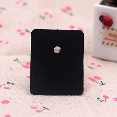 Earring Jewelry Packaging Blank Kraft Paper Card 3.8*4.8cm Jewelry Accessories Cardboard