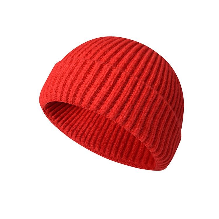 Unisex Solid Color Custom Knit Hat