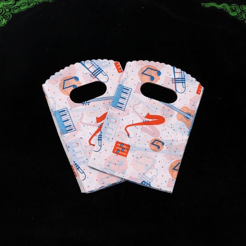 50pcs/pack Boutique Jewelry Mini Small Plastic Gift Packaging Bag