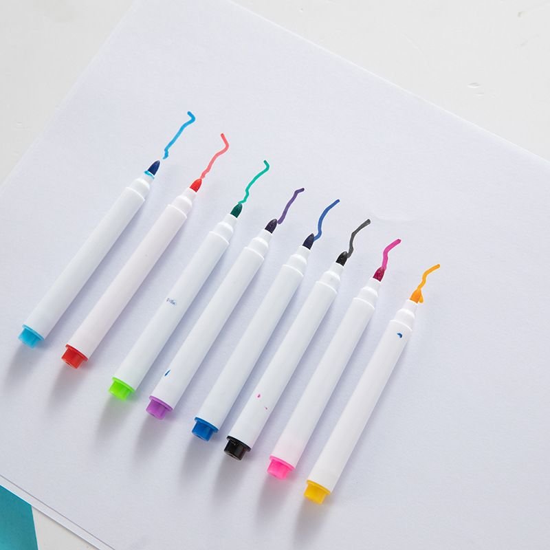Water-Based Erasable Multicolor Whiteboard Pen For Children And Students Environmental Protection Painting