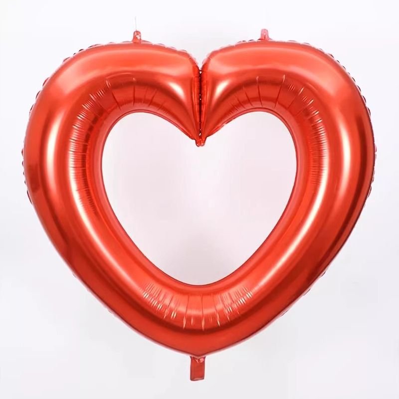 40 Inch Hollow Big Love Heart Aluminum Balloon Valentine'S Day Decoration Balloon