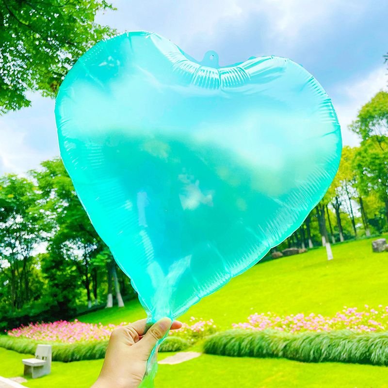 18 Inch Transparent Crystal Jelly Color Heart-Shaped Five-Pointed Star Balloon Holiday Party Layout