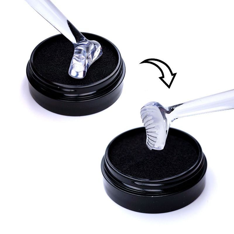 Simple Lower Eyelash Seal Inkpad Fake Eyelash Silicone Mold