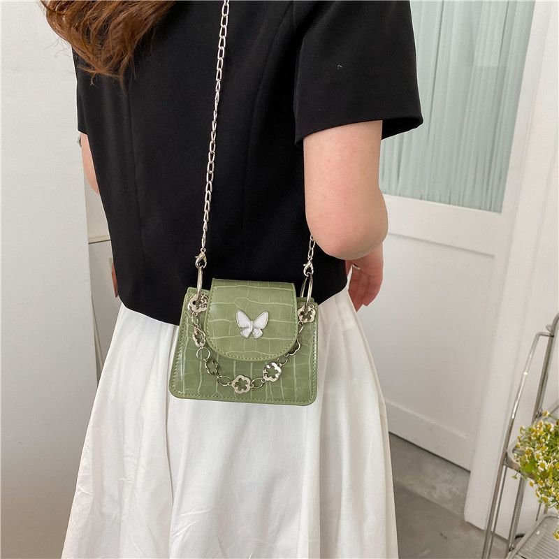 Fashion Butterfly Chain Mini Messenger Bag