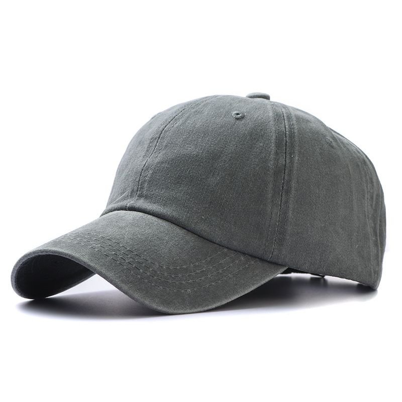 Custom Logo Unisex Solid Color Baseball Cap