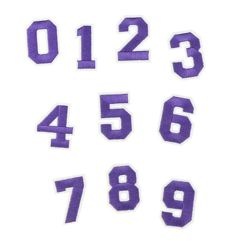 Iron Hot Melt Adhesive Computer Embroidery Label Multicolor 26 Letters Accessories