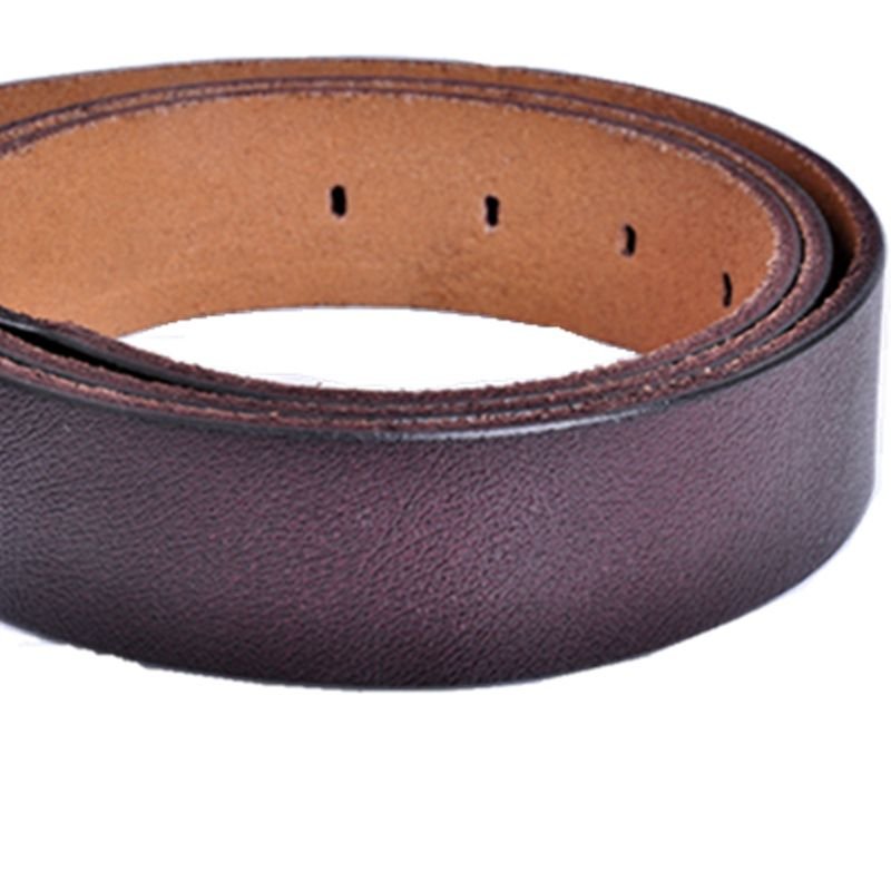 Men Fashion Alloy Pin Buckle Leather Belt