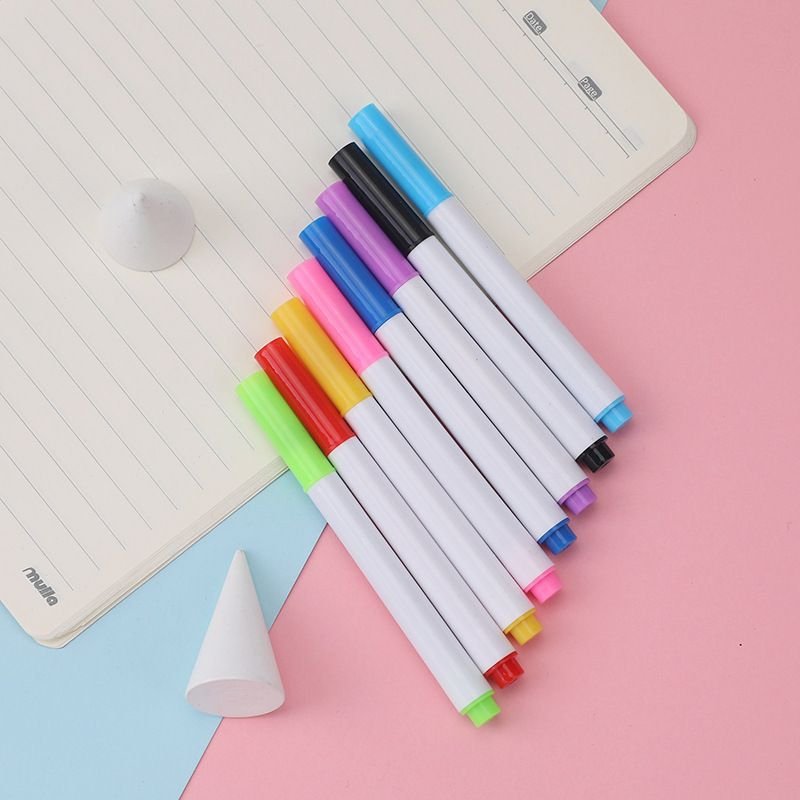 Water-Based Erasable Multicolor Whiteboard Pen For Children And Students Environmental Protection Painting