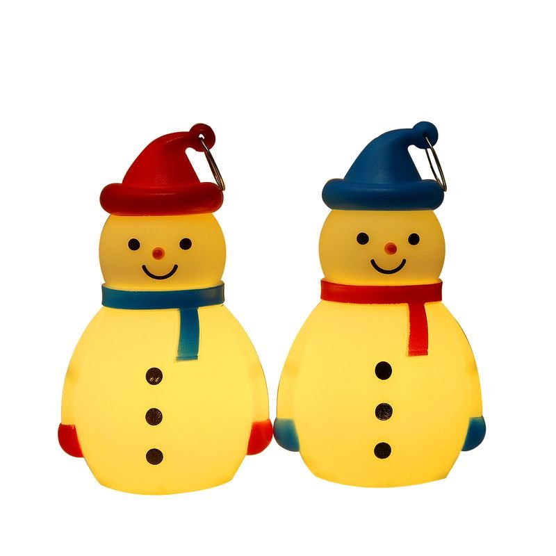 Christmas Decoration Creative Led Snowman Ornaments