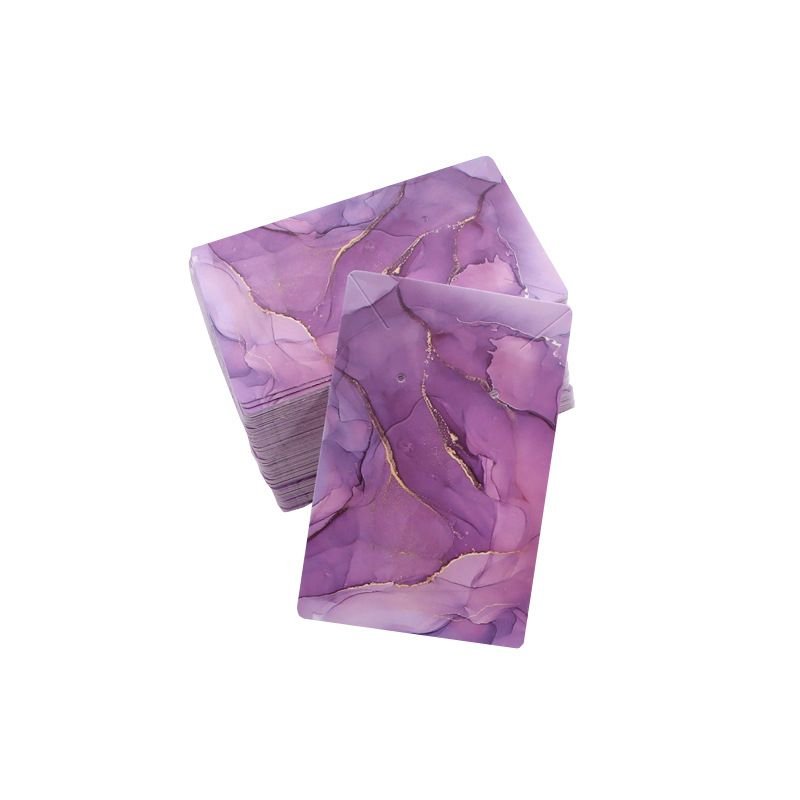 Earrings Necklace Display Cardboard Diy Handmade Packaging Paper Card