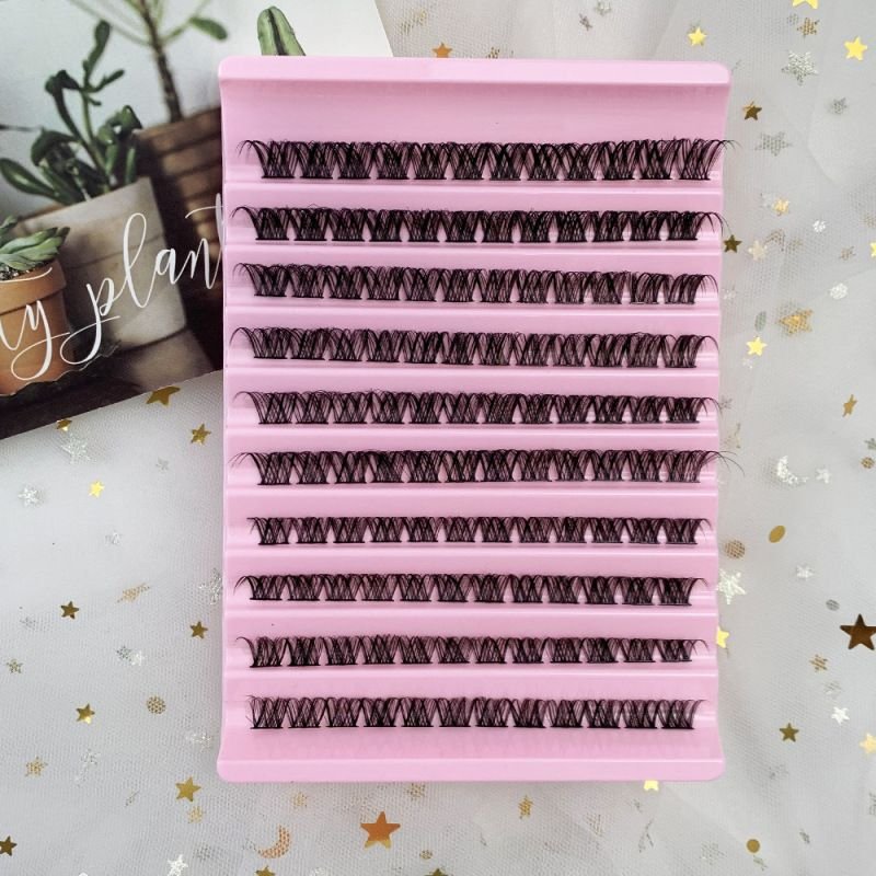 Women Simple Natural Curled Segmented False Eyelashes