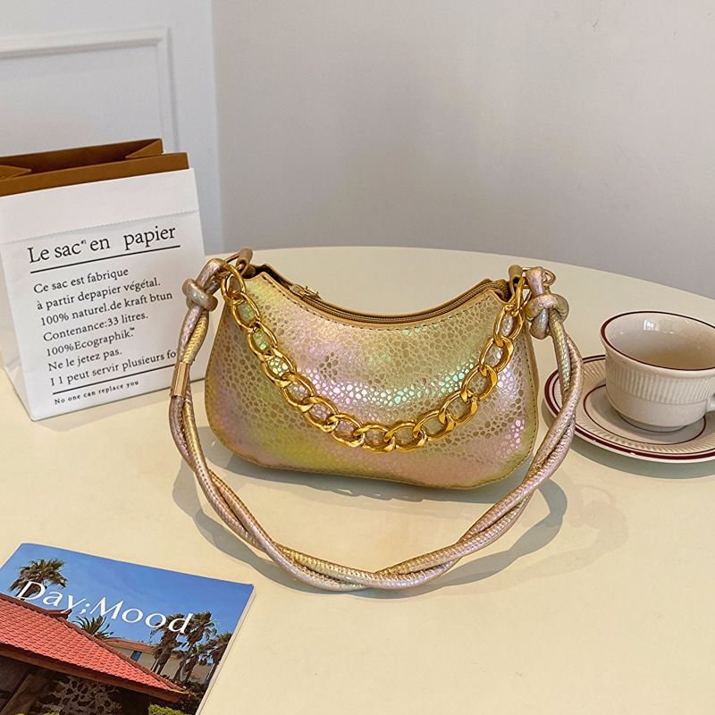 Fashion Multicolor Chain Shoulder Bag