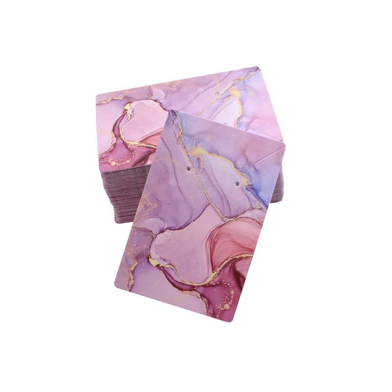 Earrings Necklace Display Cardboard Diy Handmade Packaging Paper Card