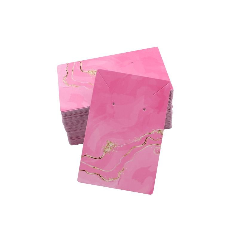 Earrings Necklace Display Cardboard Diy Handmade Packaging Paper Card