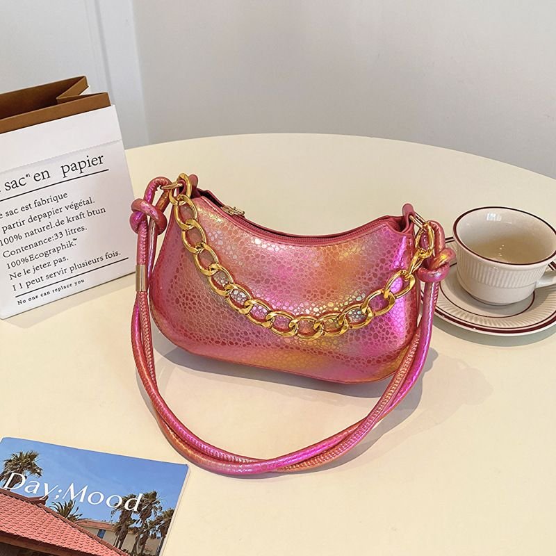 Fashion Multicolor Chain Shoulder Bag