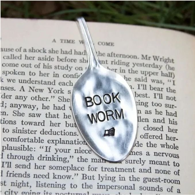 Simple Creative Funny Spoon Bookmark