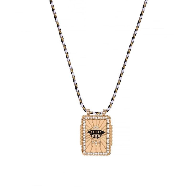 Bohemian Style Women Sun Moon Evil Eye Pendant Necklace