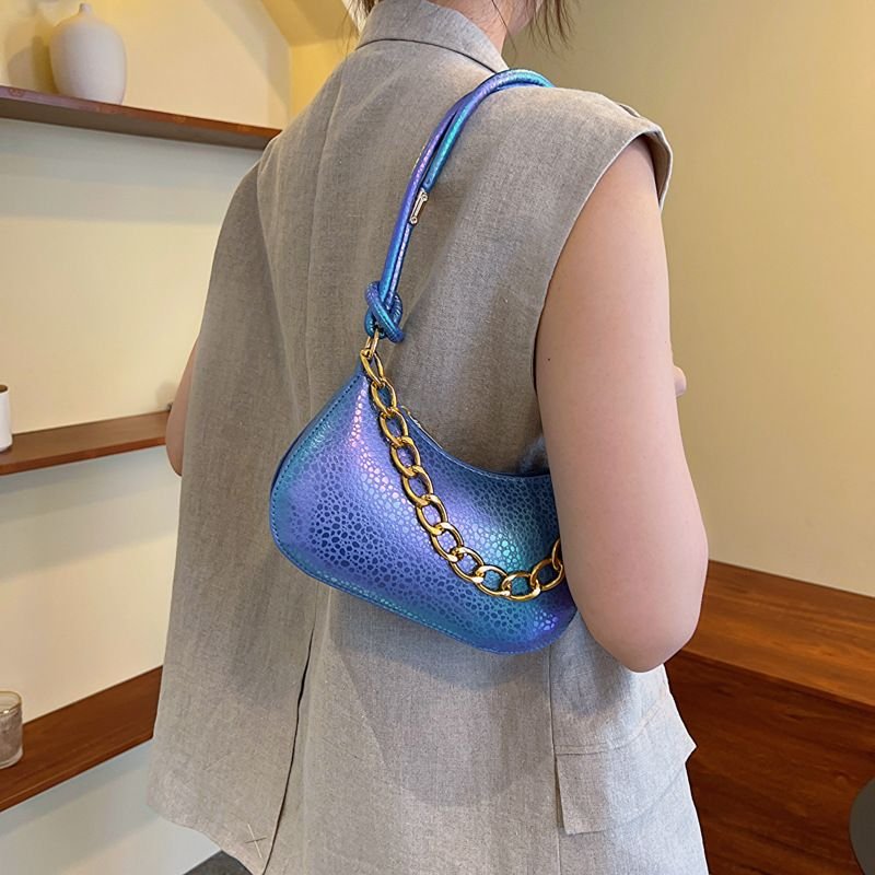 Fashion Multicolor Chain Shoulder Bag
