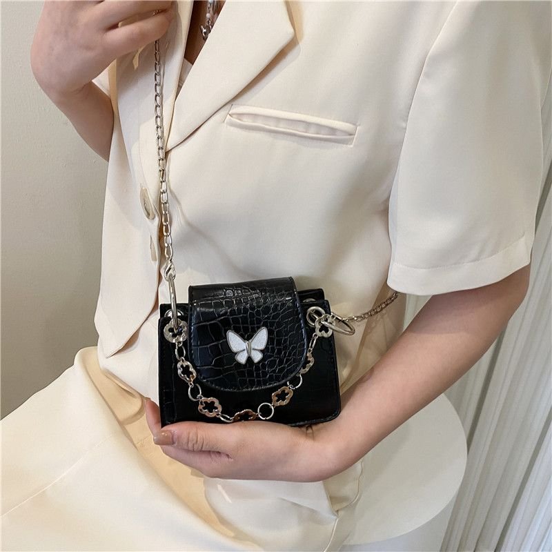 Fashion Butterfly Chain Mini Messenger Bag
