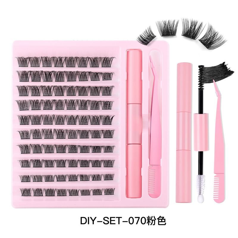 Women Simple Natural Thick Segmented False Eyelashes