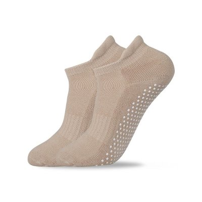 Professional Yoga Pilates Indoor Fitness Non-Slip Thickened Towel Bottom Floor Socks Ankle Socks Custom