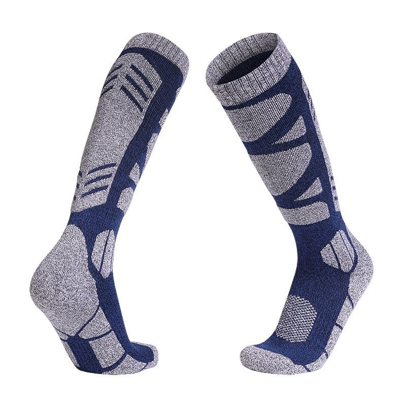 Outdoor Men Sports Mountaineering Thickened Warm Sweat-Absorbent Ski Socks