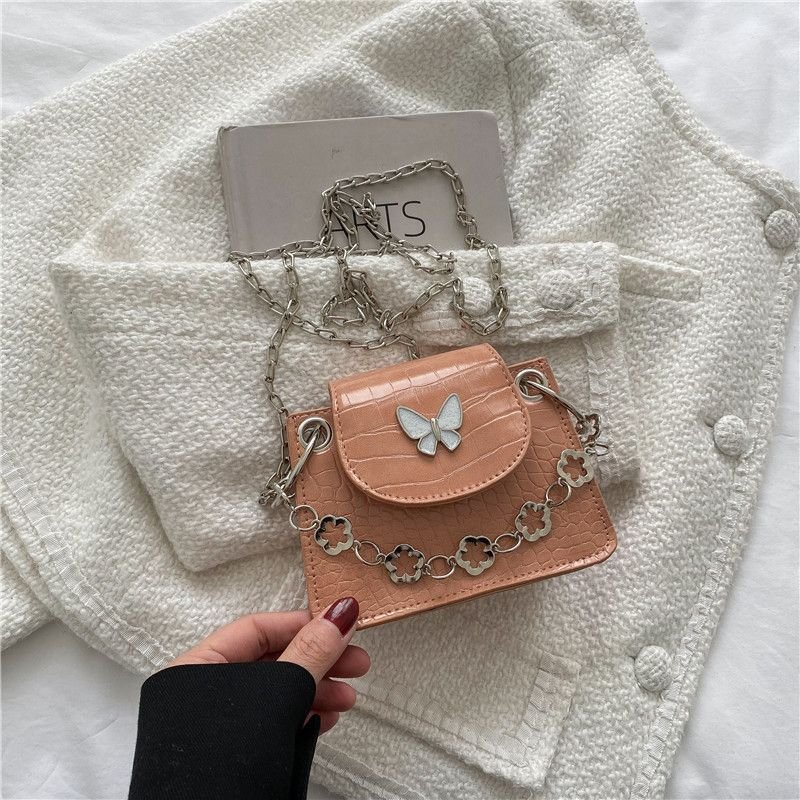 Fashion Butterfly Chain Mini Messenger Bag
