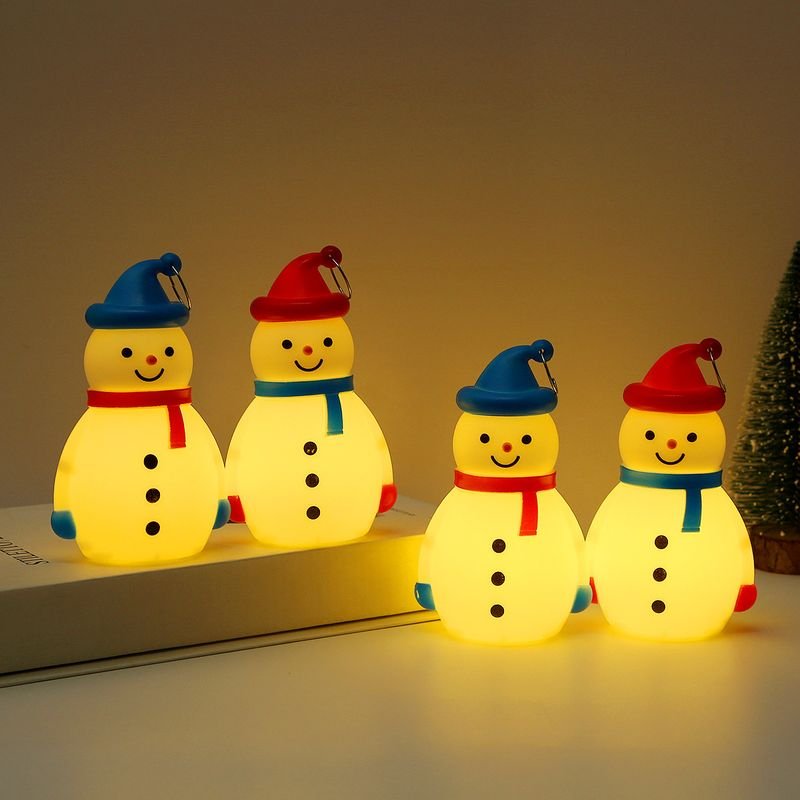 Christmas Decoration Creative Led Snowman Ornaments