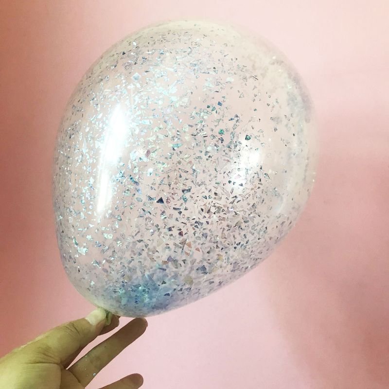 12-Inch Fragments Of Paper Sequins Balloon Party Scene Atmosphere Decoration Props 100-Bag