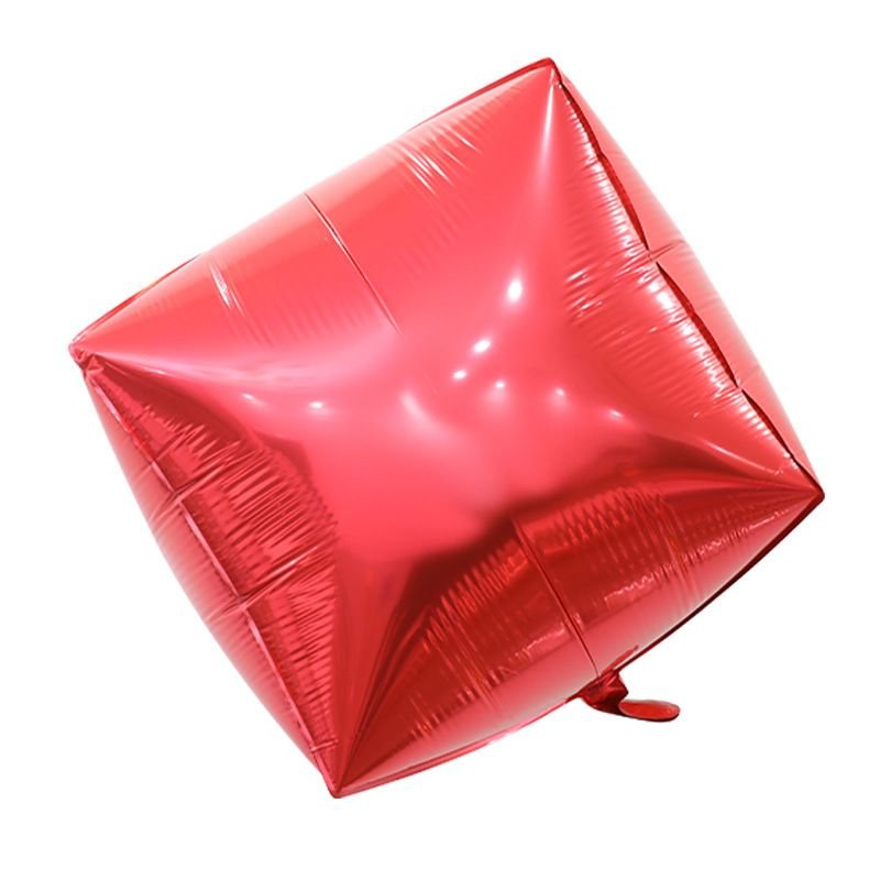 22 Inch Simple Creative Three-Dimensional Six-Sided Aluminum Balloon Holiday Party Decoration 20-Bag