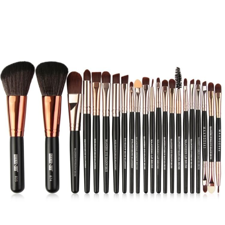 22pcs Blusher Eye Shadow Brushes Set Kit Make Up Brushes Set
