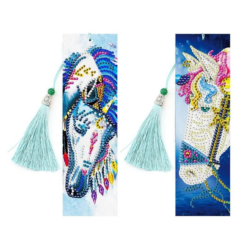 Fashion Bright Diamond Special-Shaped Handmade DIY 5D Diamond Painting Bookmark