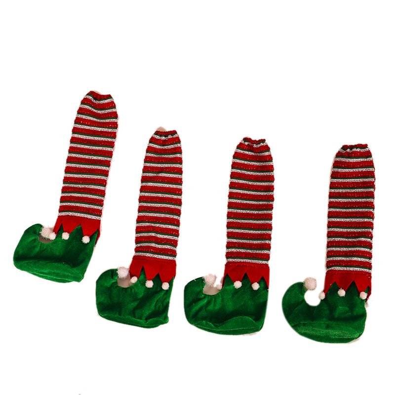 Christmas Decorative Table Chair Foot Cover