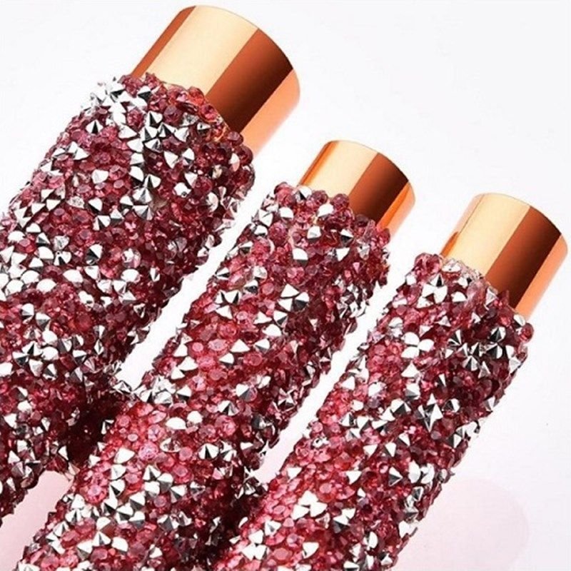 10Pcs Crystal Makeup Brushes Beauty Tool
