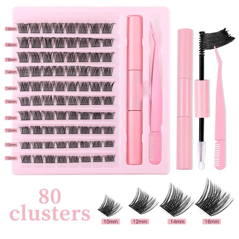 Women Simple Natural Thick Segmented False Eyelashes